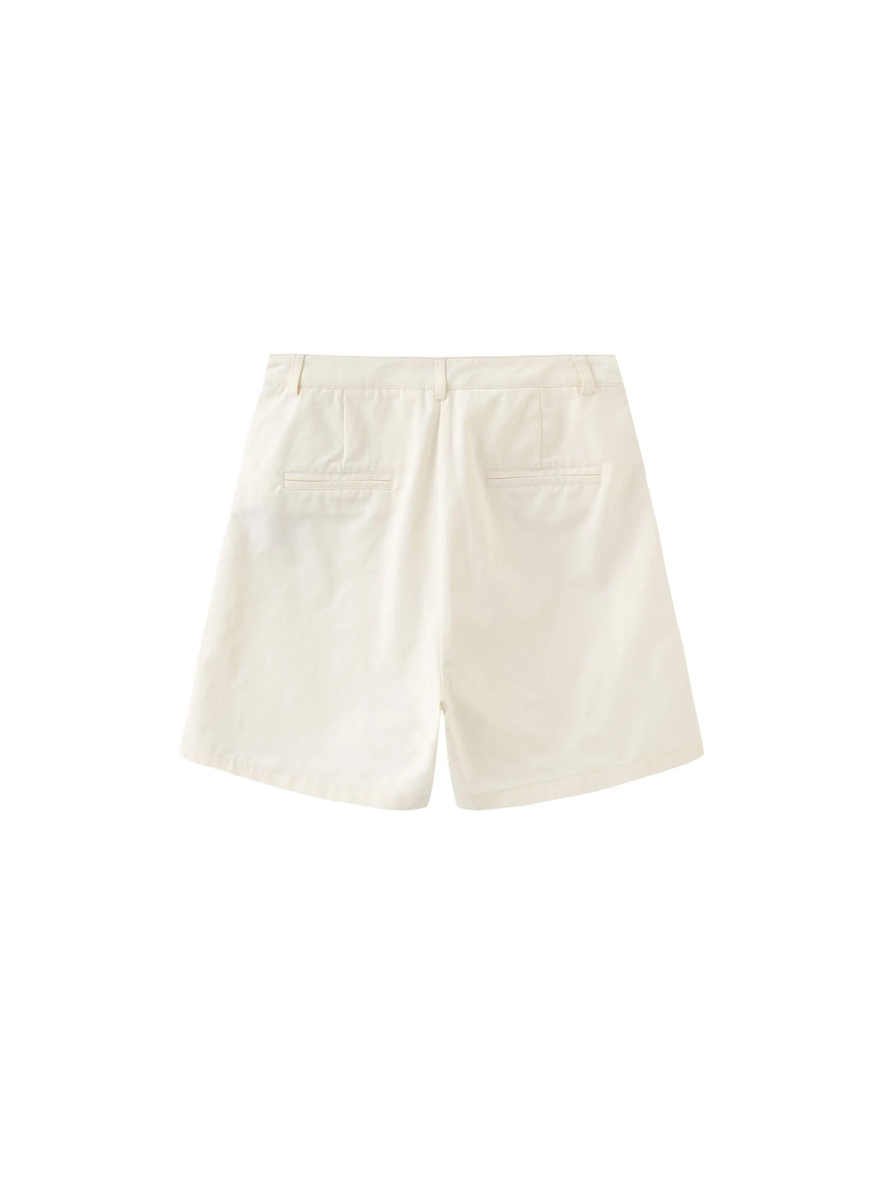 A-line Pleated Tailored Shorts