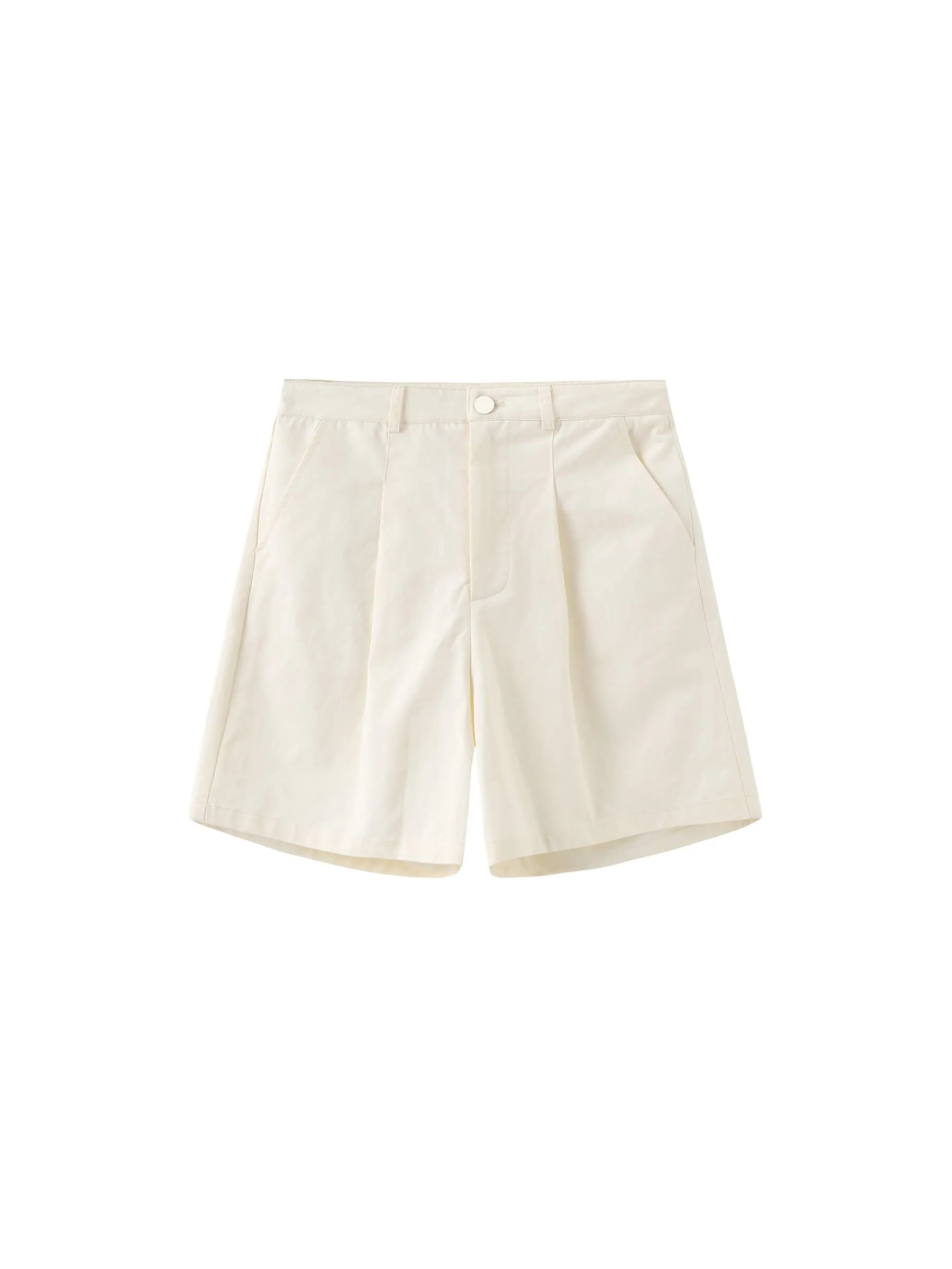 A-line Pleated Tailored Shorts