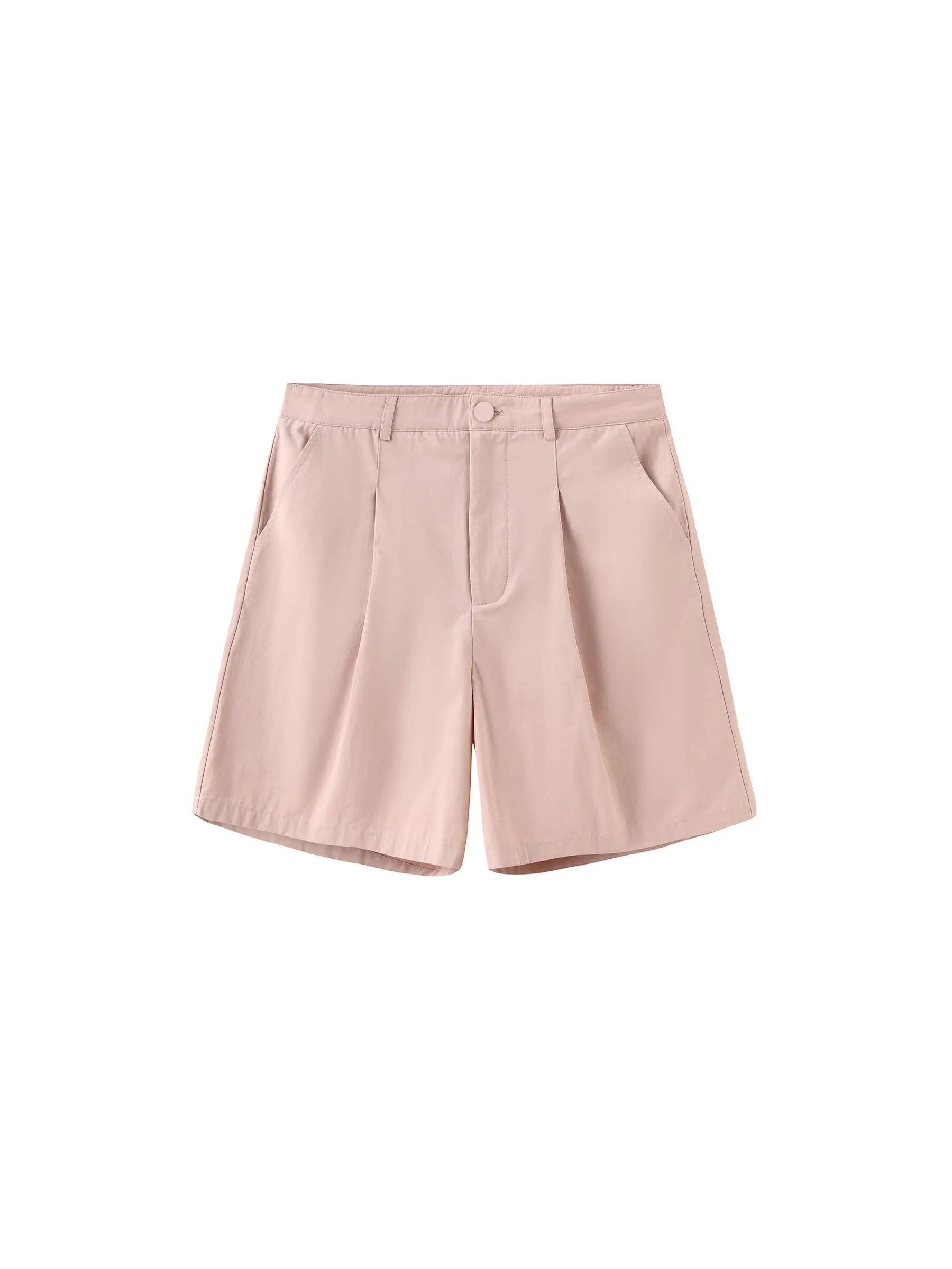 A-line Pleated Tailored Shorts