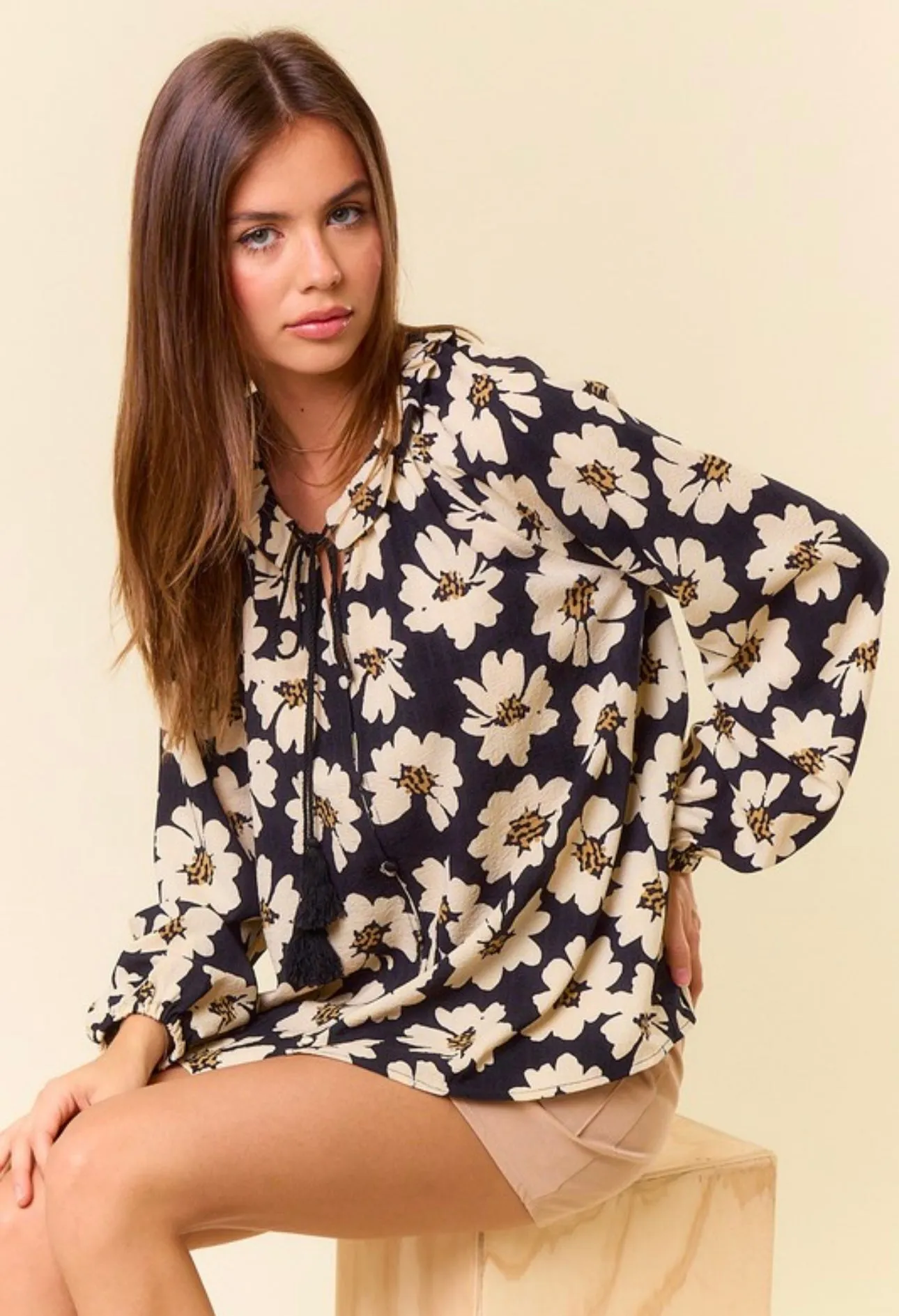 All The Right Reasons Floral Tops - 2 Colors!