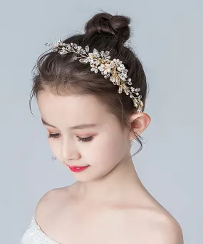 Boho Alloy Zircon Cryst Kids Hairpin IU040