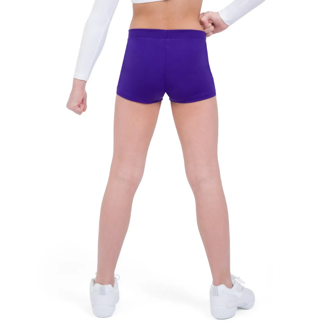 Capezio Children's Boy Cut Low Rise Short - Purple