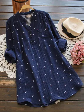 Casual Printed Women Blouses