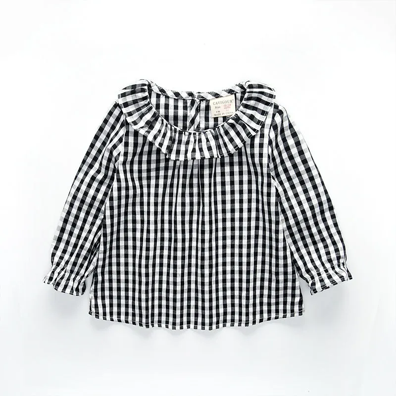 Girls Tops Long-sleeve Casual