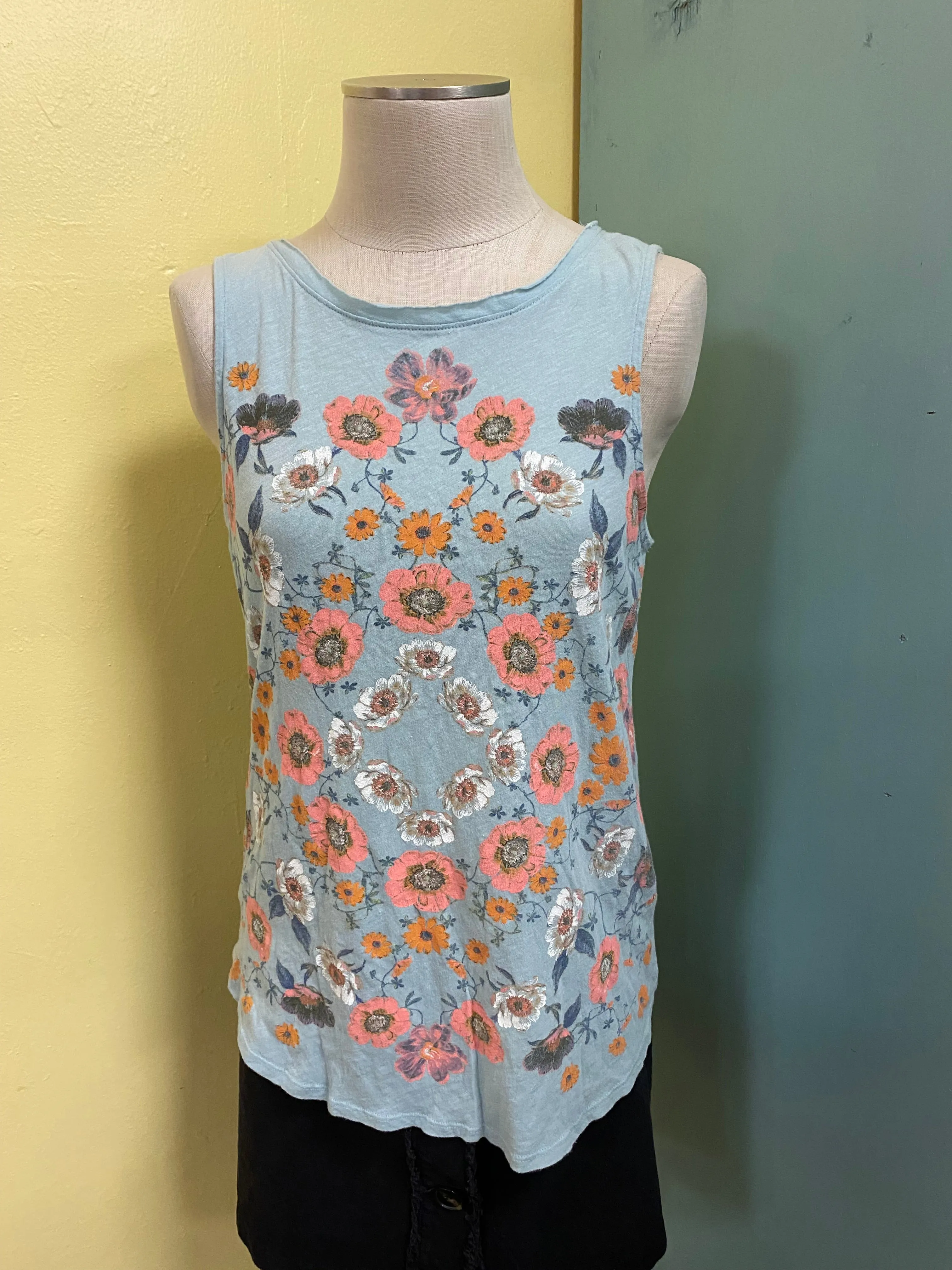 Lucky Brand teal Tops, medium