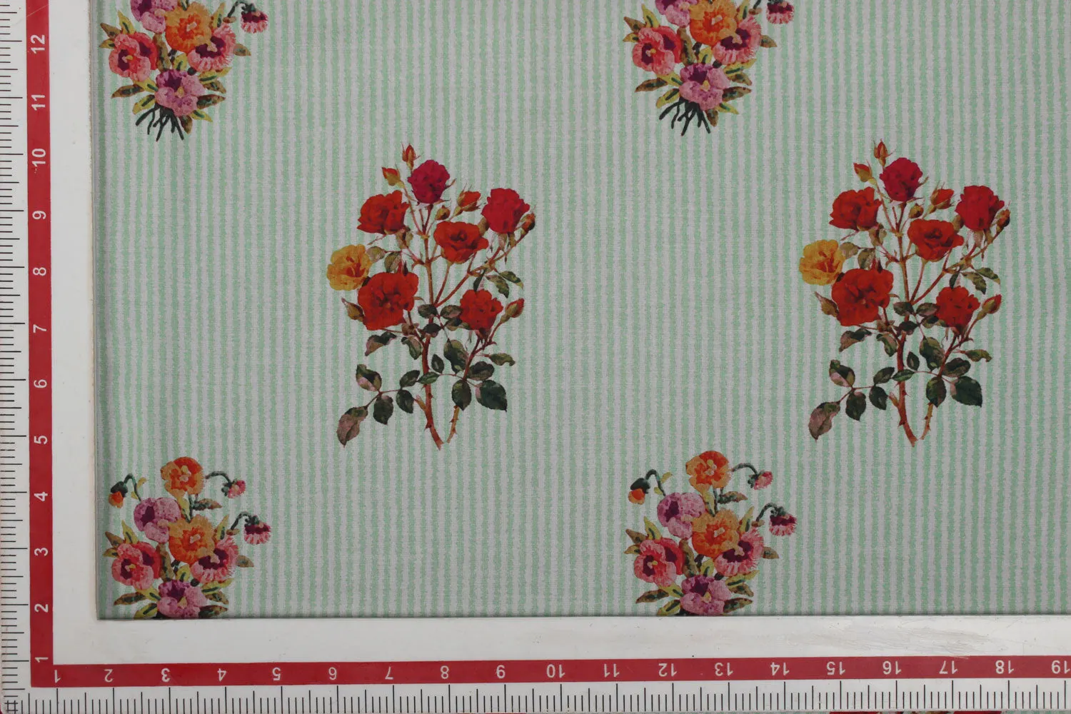 Multicolor Floral Viscose Modal Fabric