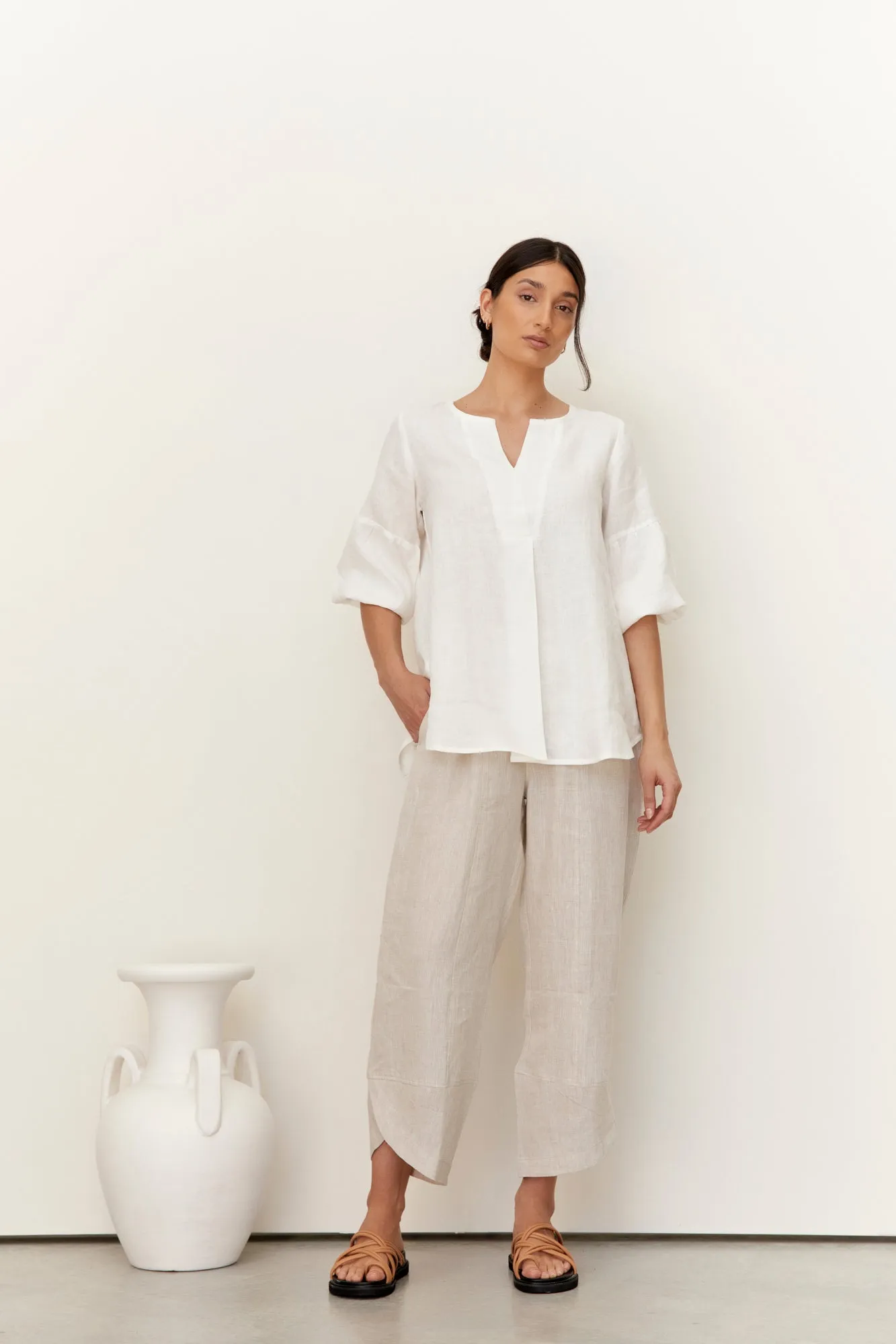 Palermo Linen Pants Natural