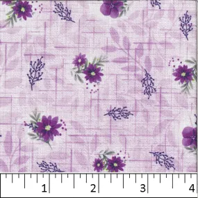 Small Floral Print Polyester Fabric CA-144