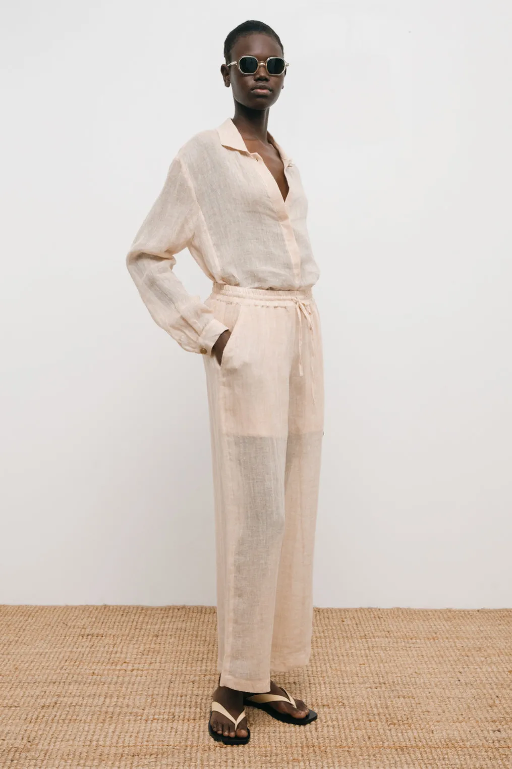 YAFFA linen pants