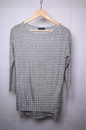 Zara Small Grey Casual Blouse